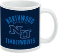 Northwood University Timberwolves Logo Ceramic Coffee Mug, Novelty Gift Mugs for Coffee, Tea and Hot Drinks, 11oz, White