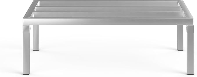 36" Long x 24" Wide | Height: 12" Off The Floor Aluminum Dunnage Rack | Storage in Restaurant, Kitchens and Garages and More!