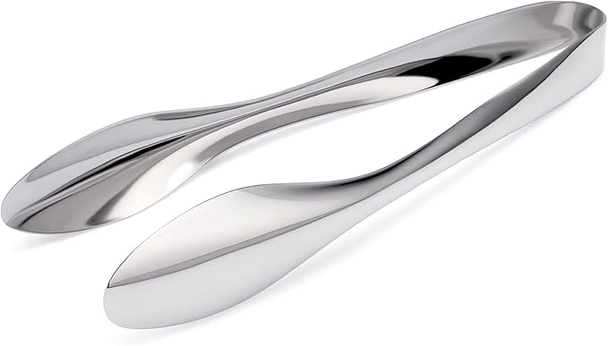 Premium Stainless Steel Serving Tongs (6'' Small)