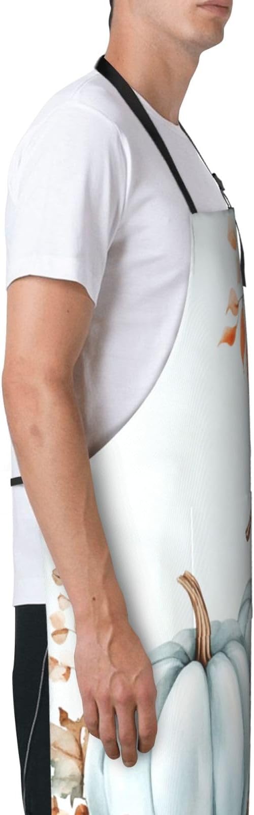 DADABULIU Apron Cooking With Pockets Adjustable Bib For Men Women Waterproof Chef Home Grilling BBQ Drawing