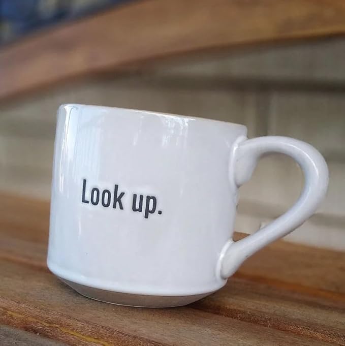 The Chosen: Official 16 oz. Cream Stoneware Coffee Mug - "Look Up"
