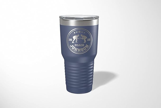 Wrestling Coach gifts, Tumbler, Coach tumbler, Wrestling gifts, Coach Beer glass, Coach gift, Coach gifts, Wrestling Coach (Wrestling Circle, Navy, Wrestling Hexagon 30oz Black)