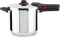 Magefesa EasyClick 8.5-Quart Stainless Steel Pressure Cooker – Easy One-Hand Opening, 2 Cooking Modes, Works on All Stovetops