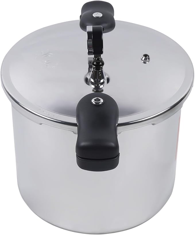 22L/23Qt Aluminium Alloy Pressure Pot, Thickened Pressure Cooker Family Pressure Cookers Super Safety Lock Devices for Everyday1-30 People Use