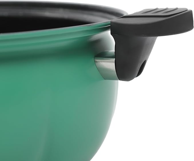 Micro Pressure Cooker, Non-stick Coating Multi-Function Micro Pressure Cooking Pot, Pumpkin Shaped Pressure Cooking Pot, for Home Kitchens, Dormitories, Flats, Etc, 8L/2.11gal (Green)