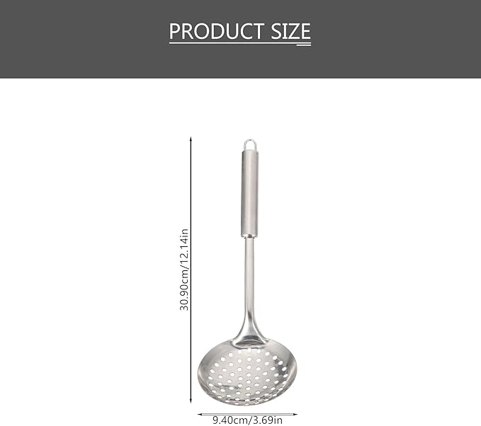 1 Set kitchen utensils stainless steel Food Cooking Spatula Soup Spoon Stainless Steel Serving Utensils Cutlery Set Spatulas Set Nonstick Cookware Home
