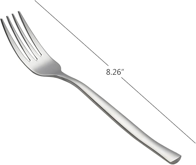 12 Pieces Dinner Forks, Stainless Steel