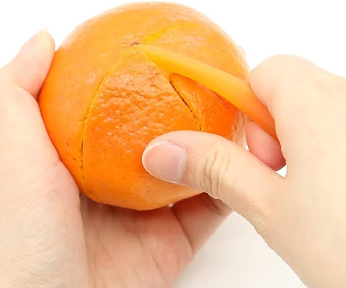 Mandarin Peeler - Easy Cut Thick Clementine Skin Without Damaging the Fruit for Citrus & Grapefruit Perfect for Making Cooking Jam (1 Piece)