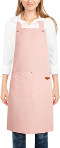 Personalized Aprons Custom Women Men Apron with Pockets Chef for Baking Bbq Grill Embroidered with Name Text