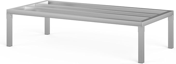 Aluminum Dunnage Rack 48" x 24" | 12" Off The Floor | 1100 Lbs Capacity