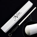 Professional 11.5 Inch Ceramic Honing Rod Has 2 Grit Options, a Firm-Grip Handle, Hanging Ring, and Japanese Ceramic. Noble Home & Chef Sharpening Rods are Perfect for Chefs! (White, 1000/2000 Grit)