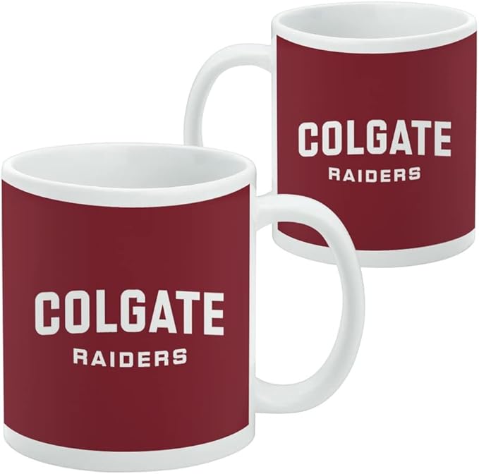 Colgate University Raiders Logo Ceramic Coffee Mug, Novelty Gift Mugs for Coffee, Tea and Hot Drinks, 11oz, White