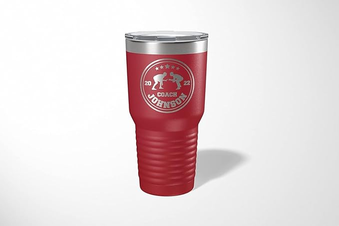 Wrestling Coach gifts, Tumbler, Coach tumbler, Wrestling gifts, Coach Beer glass, Coach gift, Coach gifts, Wrestling Coach (Wrestling Circle, Maroon, Wrestling Hexagon 30oz Black)