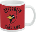 Otterbein University Cardinals Logo Ceramic Coffee Mug, Novelty Gift Mugs for Coffee, Tea and Hot Drinks, 11oz, White