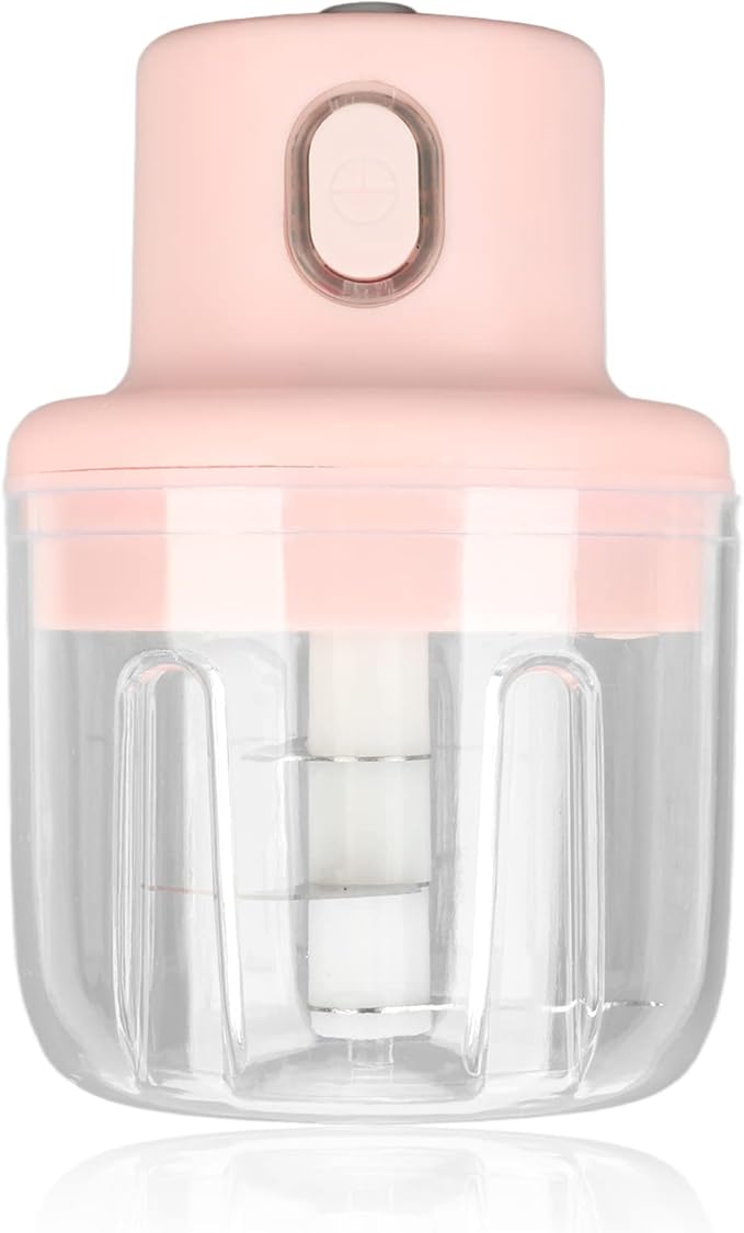 Electric Mini Garlic Chopper for Onion Ginger Small Food Processor 250ml