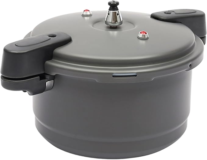 9.5 Quart Aluminum Pressure Canner w/Release Valve & Multiple Protective Devices, Pressure Cooker Instant Fast Cooking for Steaming Canning Stewing with Gas & Induction Cooker