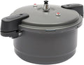 Pressure Cooker, Pressure Canner with 9.5 Quart Hard Anodized,Lightweight Pressure Cooker with Spring Valve Safeguard Devices，Home Daily Pressure Pot with Steam Rack