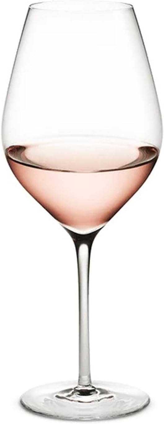 Holmegaard Cabernet Red Wine Glass, Clear, 8.9" H x 3.7" D, 17.6 oz, Set of 6, Designed by Peter Svarrer, Gift Box Included
