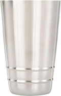 Barfly Cocktail Tin, Small 18 oz (532 ml), Stainless Steel w/embossed ribs