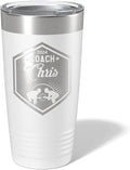 Wrestling Coach gifts, Tumbler, Coach tumbler, Wrestling gifts, Coach Beer glass, Coach gift, Wrestling Coach, Coach gifts, Wrestling Coach (Wrestling Hexagon, White, 20oz Tumbler)