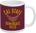 California State University Dominguez Hills Toros Logo Ceramic Coffee Mug, Novelty Gift Mugs for Coffee, Tea and Hot Drinks, 11oz, White