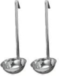American Metalcraft L1112 Ladle, Stainless Steel, 12 oz. Capacity, 12-3/4" Handle,Silver (Pack of 2)