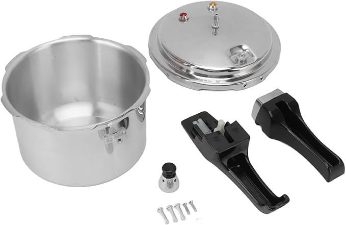 3 Liter Aluminum Alloy Pressure Cooker, 18cm Bottom Small Pressure Pot Pressure Canner Induction Pressure Cooker for Gas Stove Induction Cooker