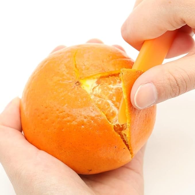 Mandarin Peeler - Easy Cut Thick Clementine Skin Without Damaging the Fruit for Citrus & Grapefruit Perfect for Making Cooking Jam (1 Piece)