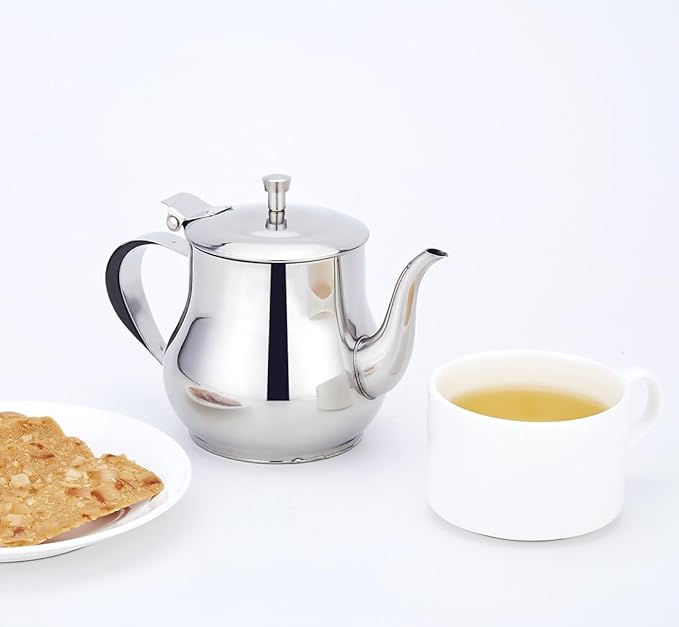 SANQIAHOME 360ml(13Oz) Stainless Steel Small teapot