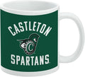 Castleton University Spartans Logo Ceramic Coffee Mug, Novelty Gift Mugs for Coffee, Tea and Hot Drinks, 11oz, White