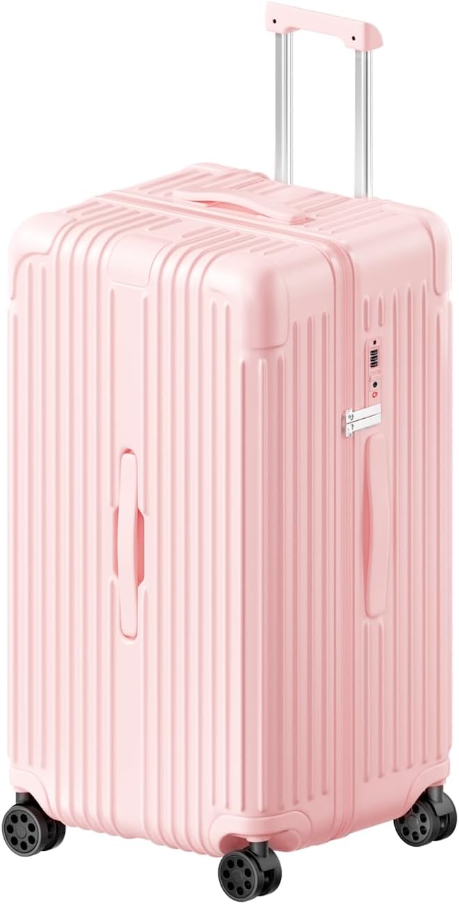 Krute Luggage 28 Inch Suitcase with Wheels PC+ABS Large Hardside Suitcases TSA Lock Checked Luggage