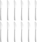 12-Piece Dinner Knives Set, Knife Set (9 Inches), Table Knife, Food Grade Stainless Steel Butter Knives, Knife Silverware for Home/Restaurant/Kitchen, Dishwasher Safe & Mirror Polished