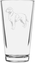 Istrian Coarse Haired Hound Custom Personalized Dog Themed Etched All Purpose 16oz Pint Glass