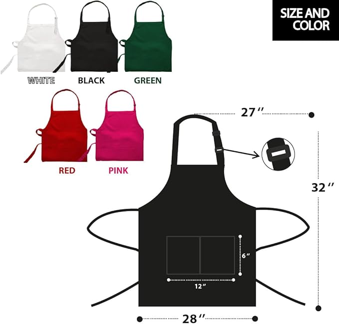 Custom Couple Apron, Personalized Mr Mrs Gift, Anniversary, Bridal Shower, Engagement, Christmas or Wedding Registry Present for Him & Her