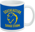 Southeastern Oklahoma State University Savage Storm Logo Ceramic Coffee Mug, Novelty Gift Mugs for Coffee, Tea and Hot Drinks, 11oz, White