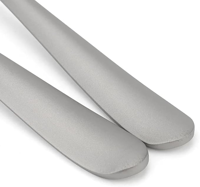 Long Handle Coffee Spoon, 7.5 In Pure Titanium Stirring Spoon for Espresso, Tea, Soup, Dessert, Bar, Kitchen, Gifts, Lightweight & Durable Utensil with Wide Scoop Head