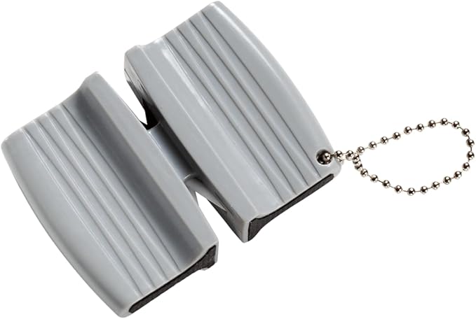 Mercer Culinary Keychain Dual Sharpener, Plastic, Gray 2-Inch
