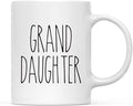 Andaz Press Simple Rustic Farmhouse Kitchen Decor 11oz. Ceramic Coffee Tea Mug Gift, Granddaughter, 1-Pack