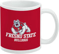 Fresno State Bulldog Ceramic Coffee Mug, Novelty Gift Mugs for Coffee, Tea and Hot Drinks, 11oz, White