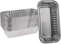 BBQ Future 20-Pack Aluminum Foil BBQ Grease Grill Drip Pans Replacement for Char-Broil 9328812P06, 7" L x3.5 W x1.5 D