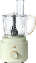 Beautiful 10‑Cup Food Processor ‑ 500 W, Variable Speed, Twist‑Lock, Dishwasher‑Safe Parts, Included Accessories (Sage Green)
