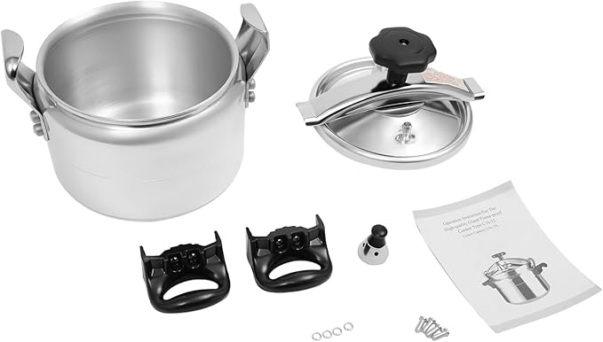 3.17Qt Stainless Steel Pressure Cooker Aluminum Explosion-Proof Pressure Cooker Family Small Mini Cooker for Cookware Pots and Pans, Kitchen