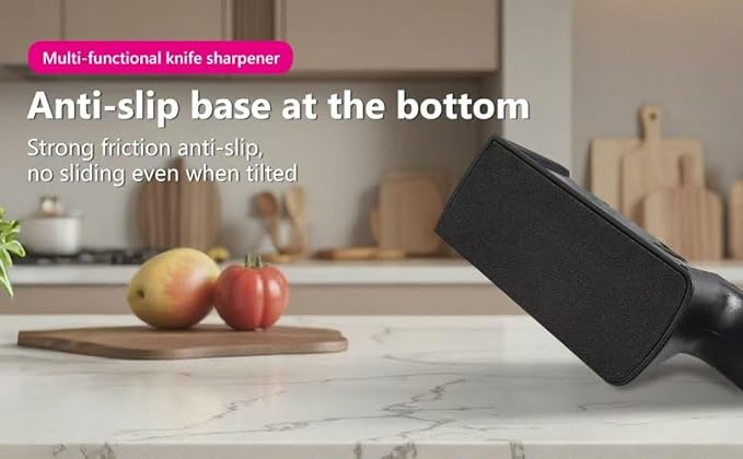 Multifunctional home knife sharpener Professional Knife Sharpener-Easy to Use for any knifes & Scissors.Good tool for kitchen！ Cuchillos -afilador