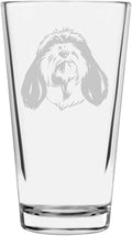 Grand Griffon Vendeen Custom Personalized Dog Themed Etched All Purpose 16oz Pint Glass