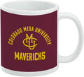 Colorado Mesa University Mavericks Ceramic Coffee Mug, Novelty Gift Mugs for Coffee, Tea and Hot Drinks, 11oz, White
