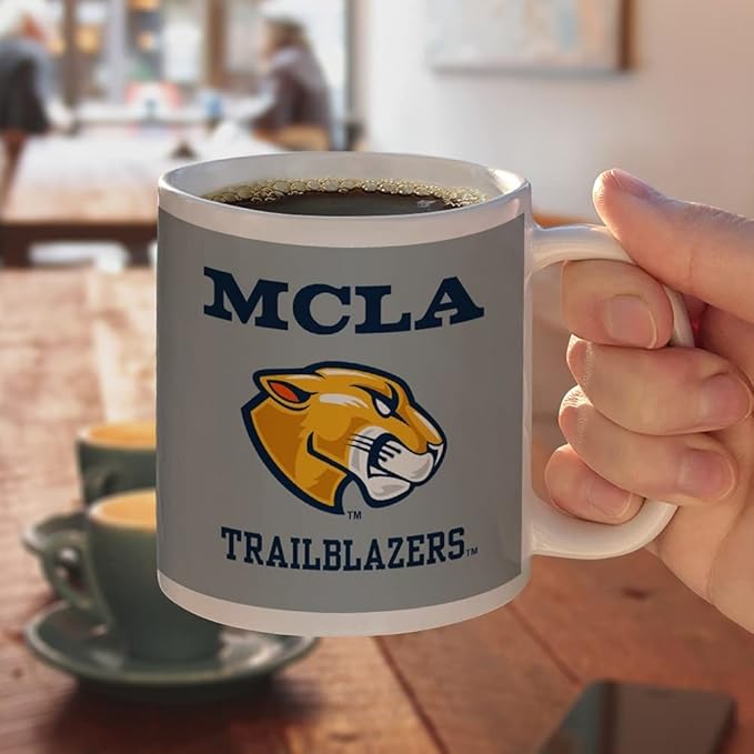Massachusetts College of Liberal Arts Ceramic Coffee Mug, Novelty Gift Mugs for Coffee, Tea and Hot Drinks, 11oz, White