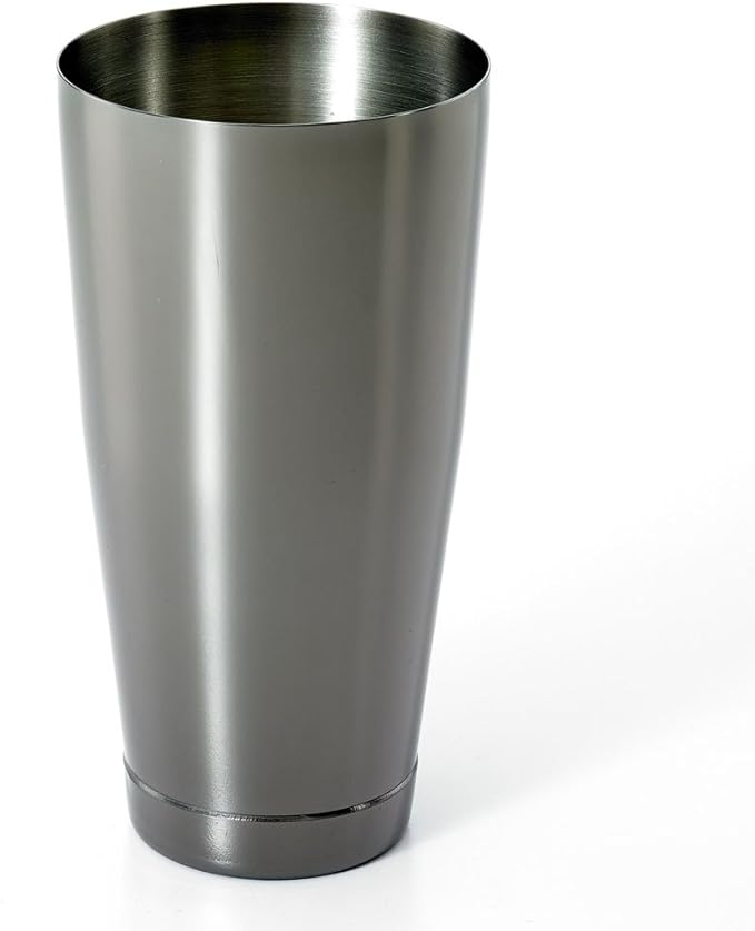 Barfly Cocktail Tin, Large 28 oz (828 ml), Gun Metal Black