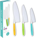 Tovla Jr. Kid Safe Knife Gift Set for Real Cooking | STOCKING STUFFER |Toddler Kitchen Knives | Montessori & STEM Cooking Tools Ages 4–12 | BPA-Free, Dishwasher-Safe | Christmas and Birthday