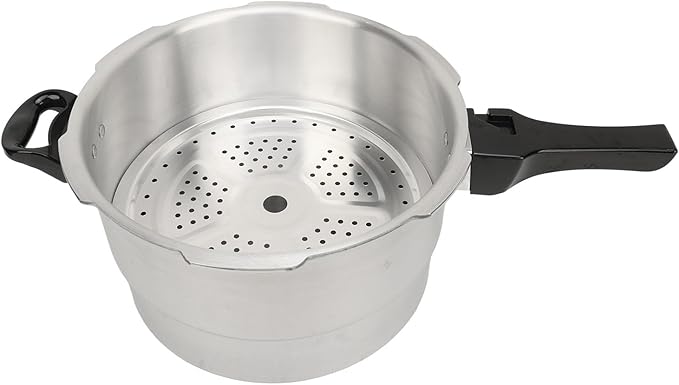 Luqeeg Aluminum Pressure Cooker, Pressure Canner with Heat Quickly, Even Heat Distribution, Induction Stove and Open Dual Use, Fast Cooking Pot, Pressure Cooker for Canning