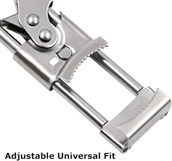 2026 New Adjustable Stainless Steel Jar Opener - Non-Slip Lid Gripper for Weak Hands Seniors Arthritis, Gripper Tight Lid Opener, Multifunctional Kitchen Gadget (2 pac Large)